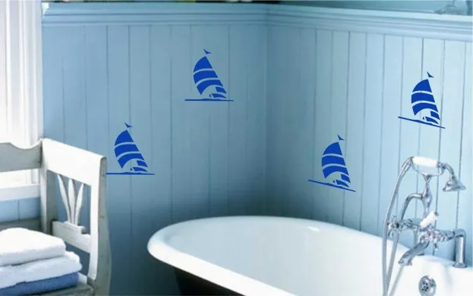 ремонт ванной комнаты посредством покраски стен бюджетно