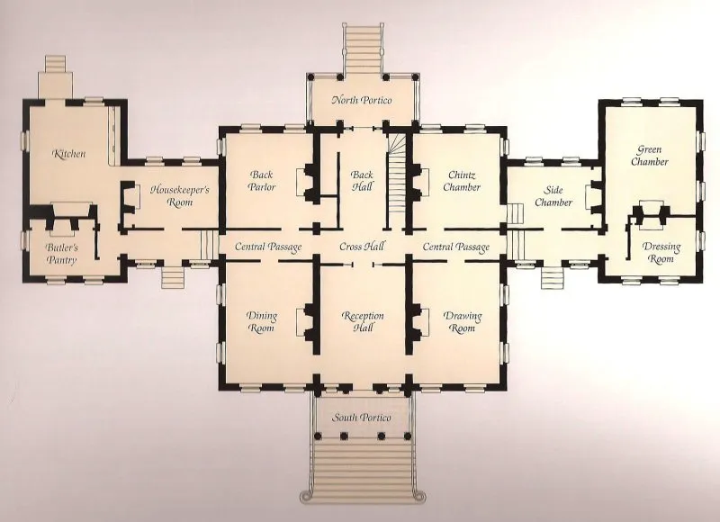 3d планировка особняка