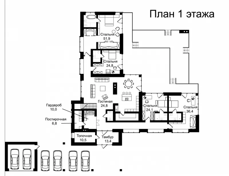 Особняк в стиле классицизм Англия