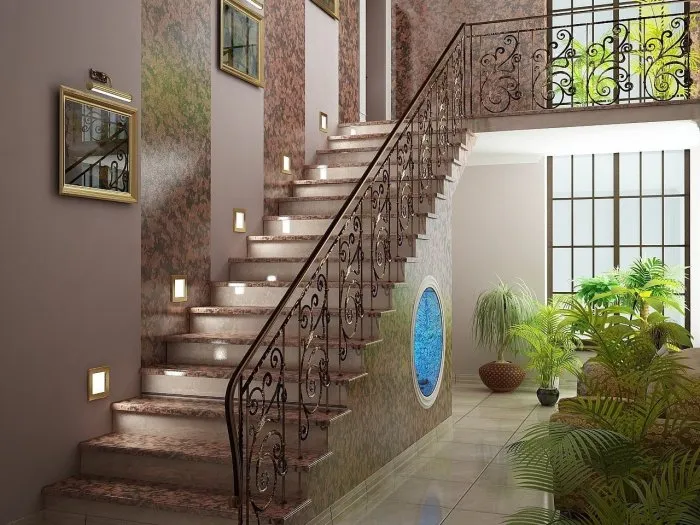Декорация лестницы
