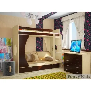 Кровать двухъярусная Фанки Кидз -2