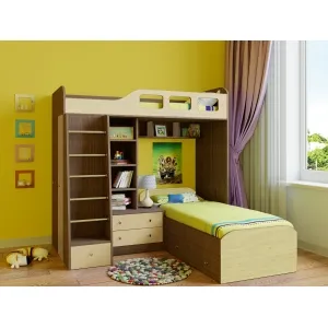 Детская двухъярусная кровать Астра 4 