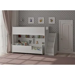 Двухъярусная кровать Легенда 43.3.3 с выкатным спальным местом.