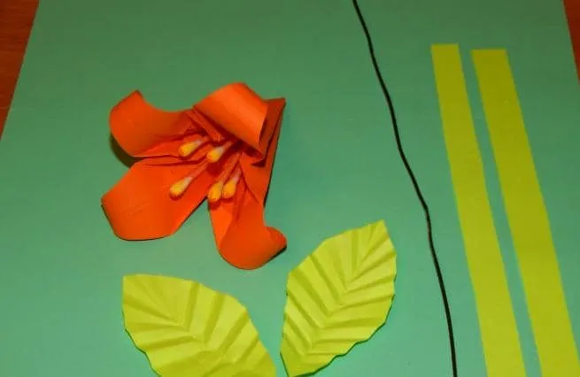 Цветы из бумаги — схемы и шаблоны для создания бумажных цветов этап 123