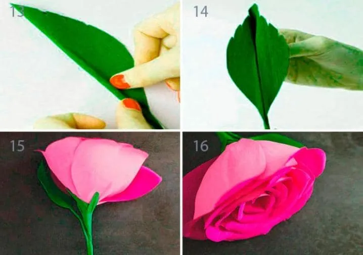 Цветы из бумаги — схемы и шаблоны для создания бумажных цветов этап 138
