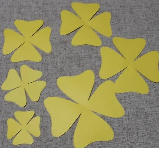 Цветы из бумаги — схемы и шаблоны для создания бумажных цветов этап 23
