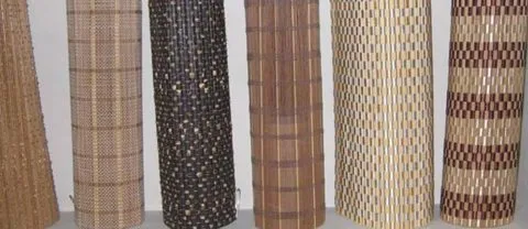 Варианты фактур бамбуковых полотен