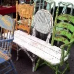 Интересные идеи из старых стульев
