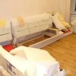 Сборка углового дивана с выдвижным механизмом
