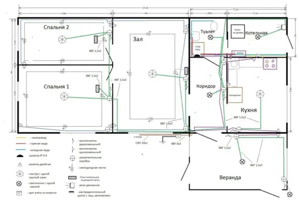 проект электрической сети