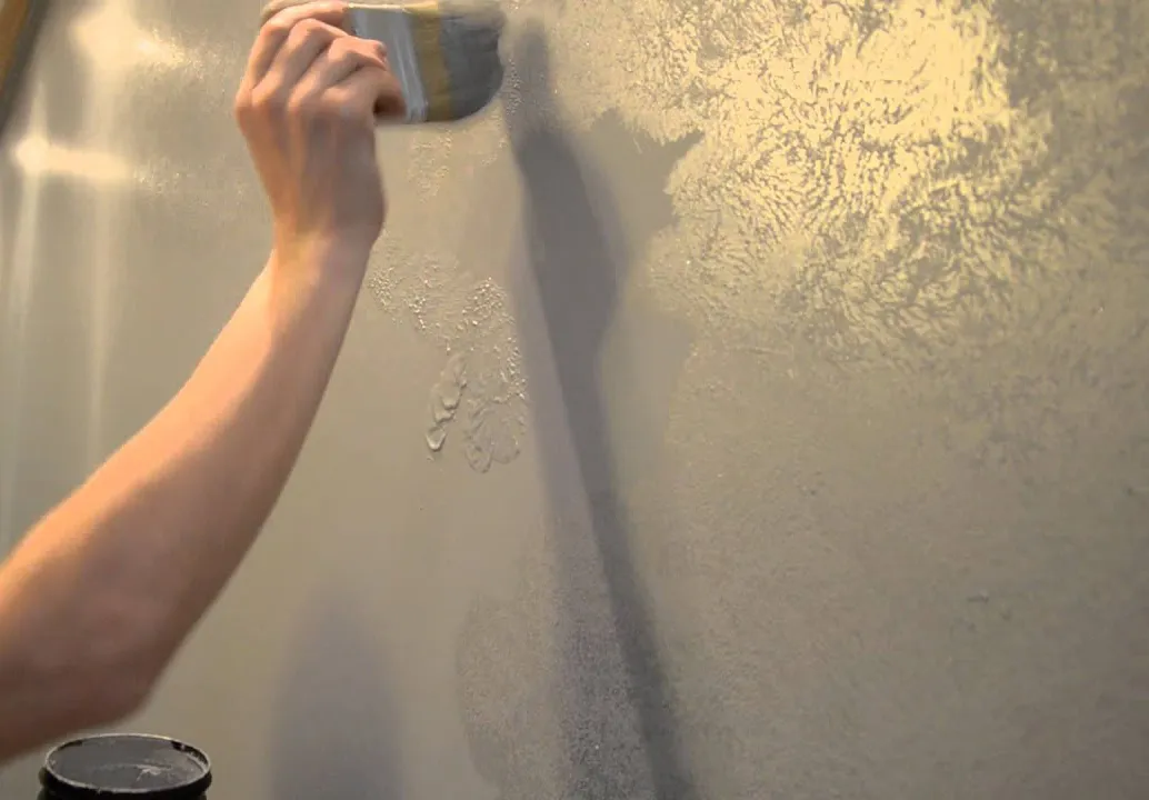 как сделать перламутровую краску для стен своими руками