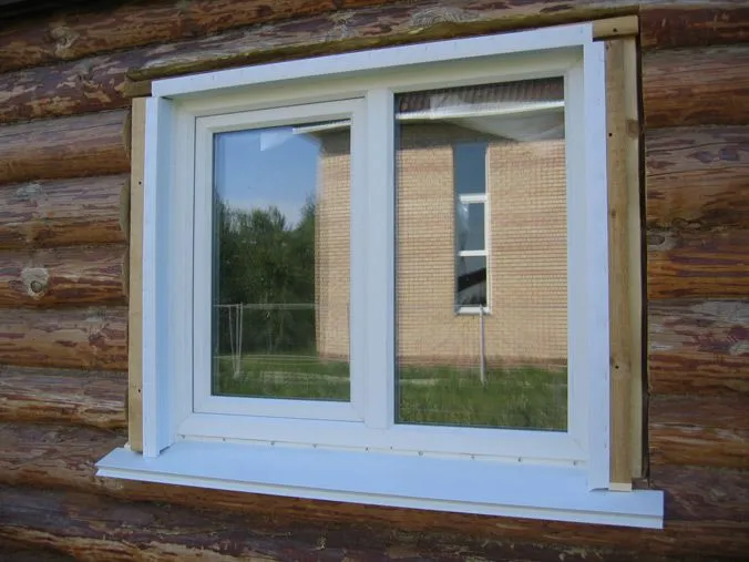 Готовое окно с установленными откосами