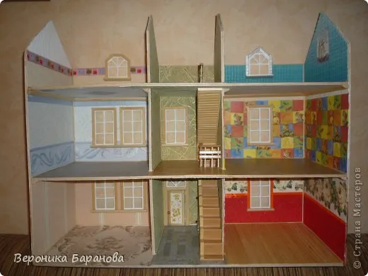  Игрушка, Куклы, Мастер-класс Выпиливание, Декупаж, Лепка, Макет, Моделирование: Недостроеный долгострой Бумага, Бусинки, Клей, Краска, Материал бросовый, Пластика, Фанера. Фото 13
