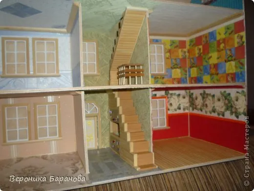  Игрушка, Куклы, Мастер-класс Выпиливание, Декупаж, Лепка, Макет, Моделирование: Недостроеный долгострой Бумага, Бусинки, Клей, Краска, Материал бросовый, Пластика, Фанера. Фото 16