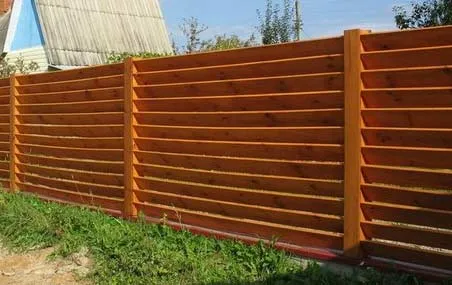 фундамент для забора жалюзи