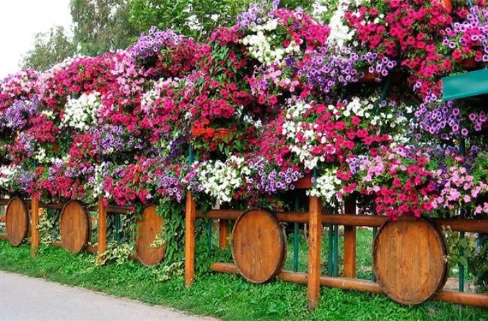 Декоративный забор из дерева