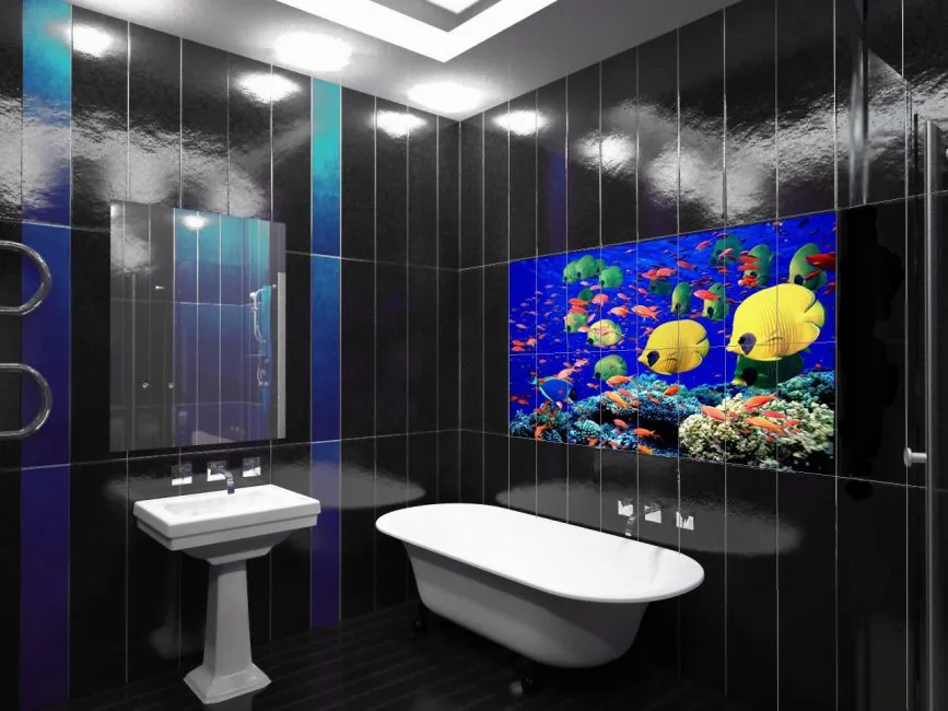 3D плитка морской тематики