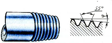 Резьба трубная коническая