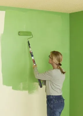 как красить стены