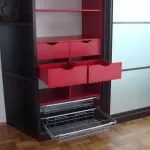 Выдвижные ящики и корзина