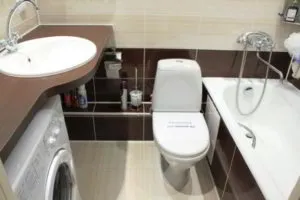 дизайн ванной комнаты фото 3 кв м с туалетом и стиральной машиной