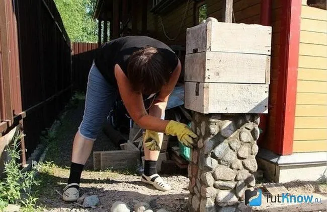 Опалубка для столба