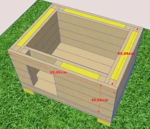 Как сделать будку для собак из дерева своими руками