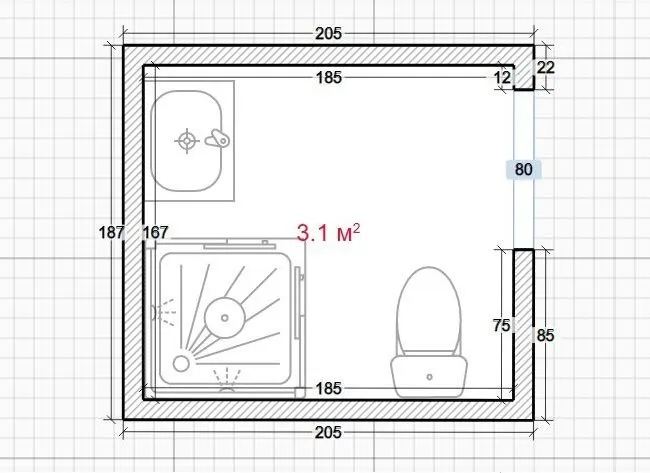 Планировка маленькой квадратной комнаты