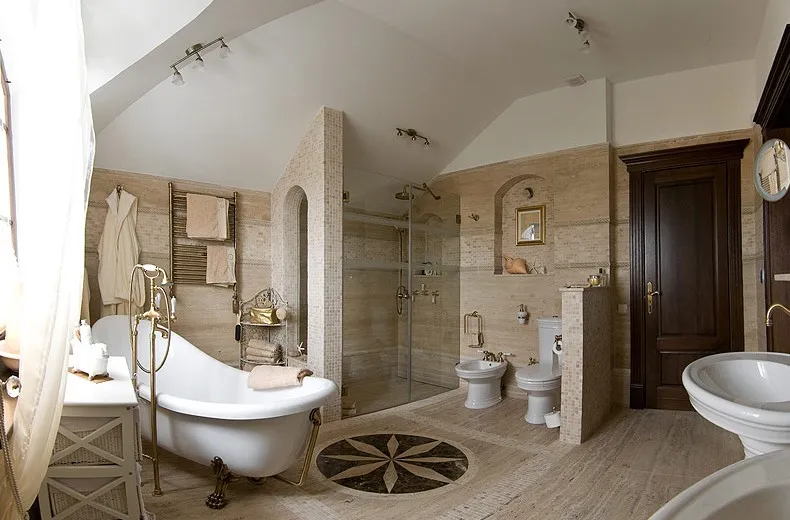 мебель для ванной в классическом стиле 