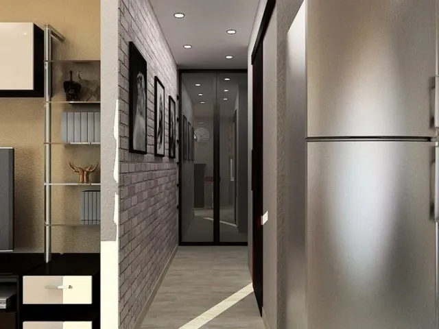 узкие коридоры дизайн 