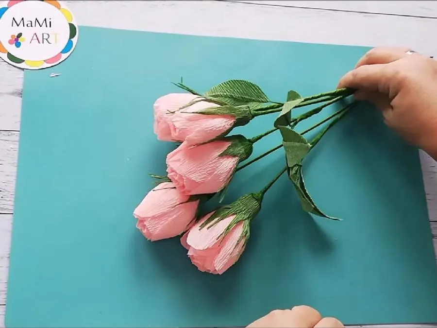 Цветок из бумаги