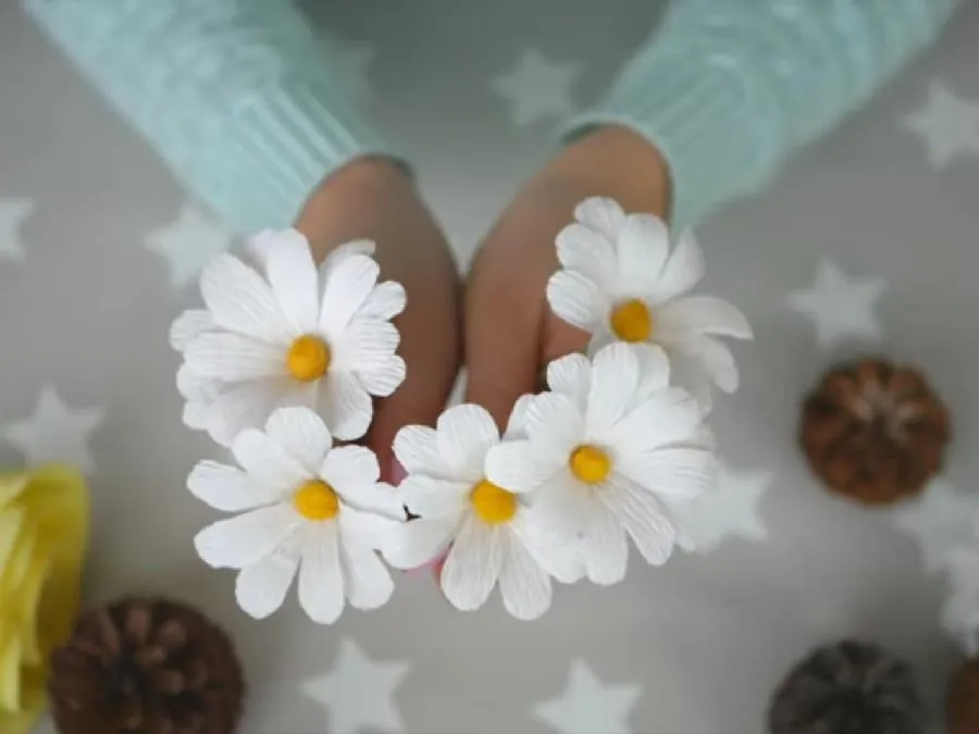Цветок из бумаги