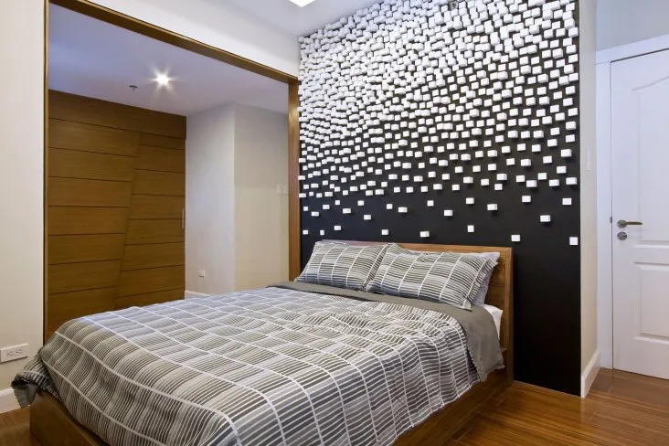 Дизайн стен в спальне - 105 фото и ...