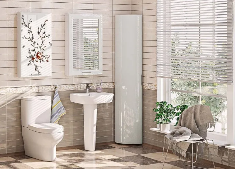 Отделка ванной плиткой - выбор современного дизайна для маленькой и большой комнаты, советы по укладке, 120 фото