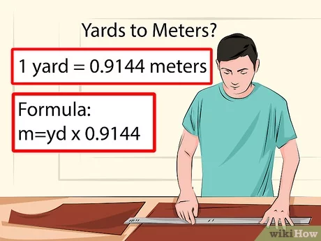 Как преобразовать ярды в метры - wikiHow