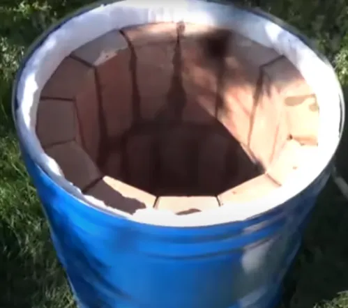 тандыр из бочки