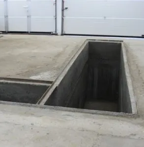 Смотровая яма из железобетона
