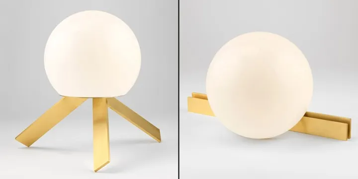 Настольные лампы-шары дизайнера Майкла Анастасиадиса