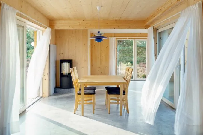 Деревянный загородный дом в Норвегии ...