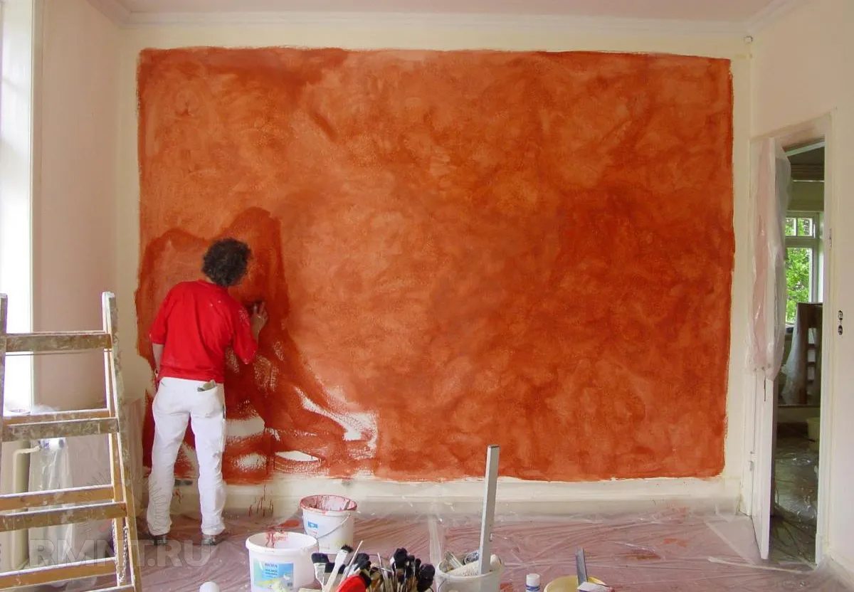 Декоративная покраска стен